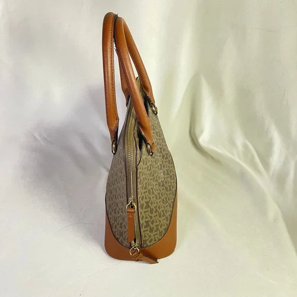 DKNY Brown Satchel Pre-owned - Picture 4 of 6